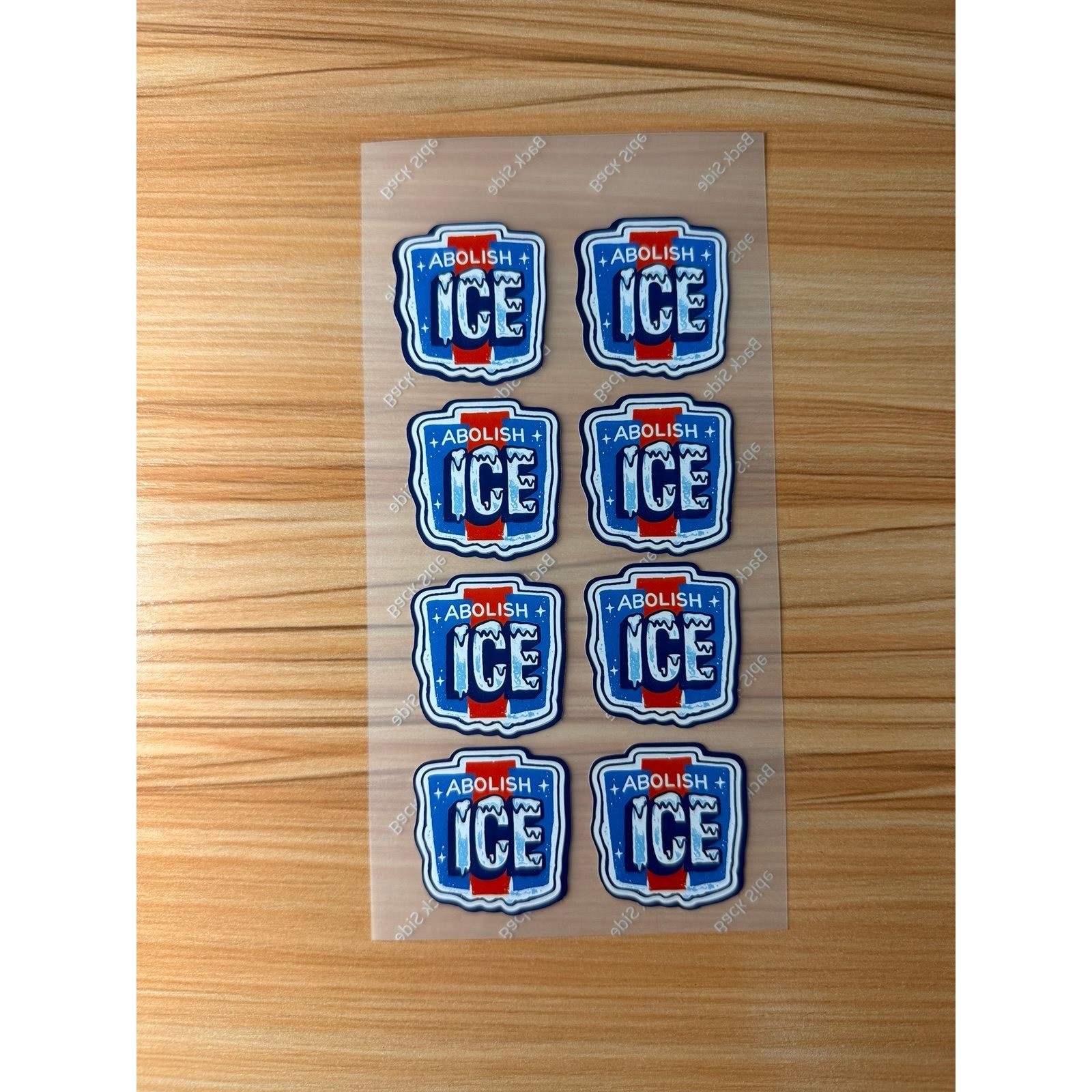 ABOLISH ICE Stickers 16pk 1.5"x1.5" Waterproof Die Cut Decal Sticker