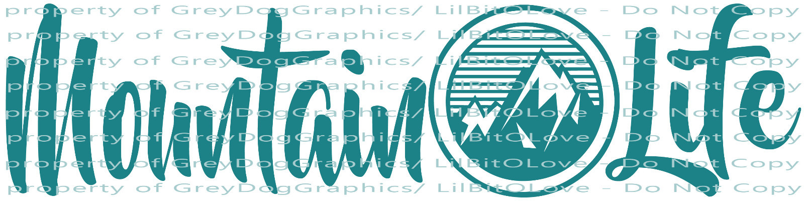 MOUNTAIN LIFE ROUND RANGE VINYL DECAL STICKER MTS MOUNTAINEER