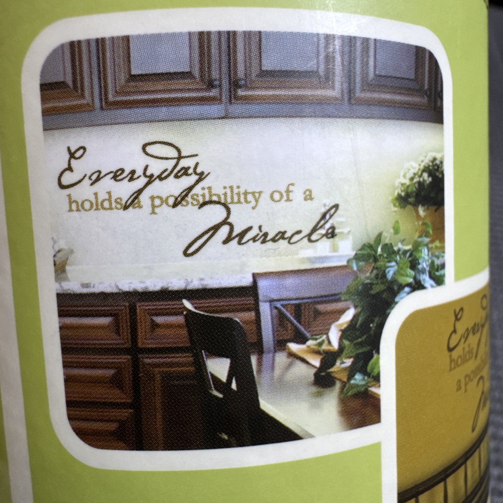 Wall Lettering Designer Vinyl “Everyday Holds A Possibility Of A Miracle” 2-Pk