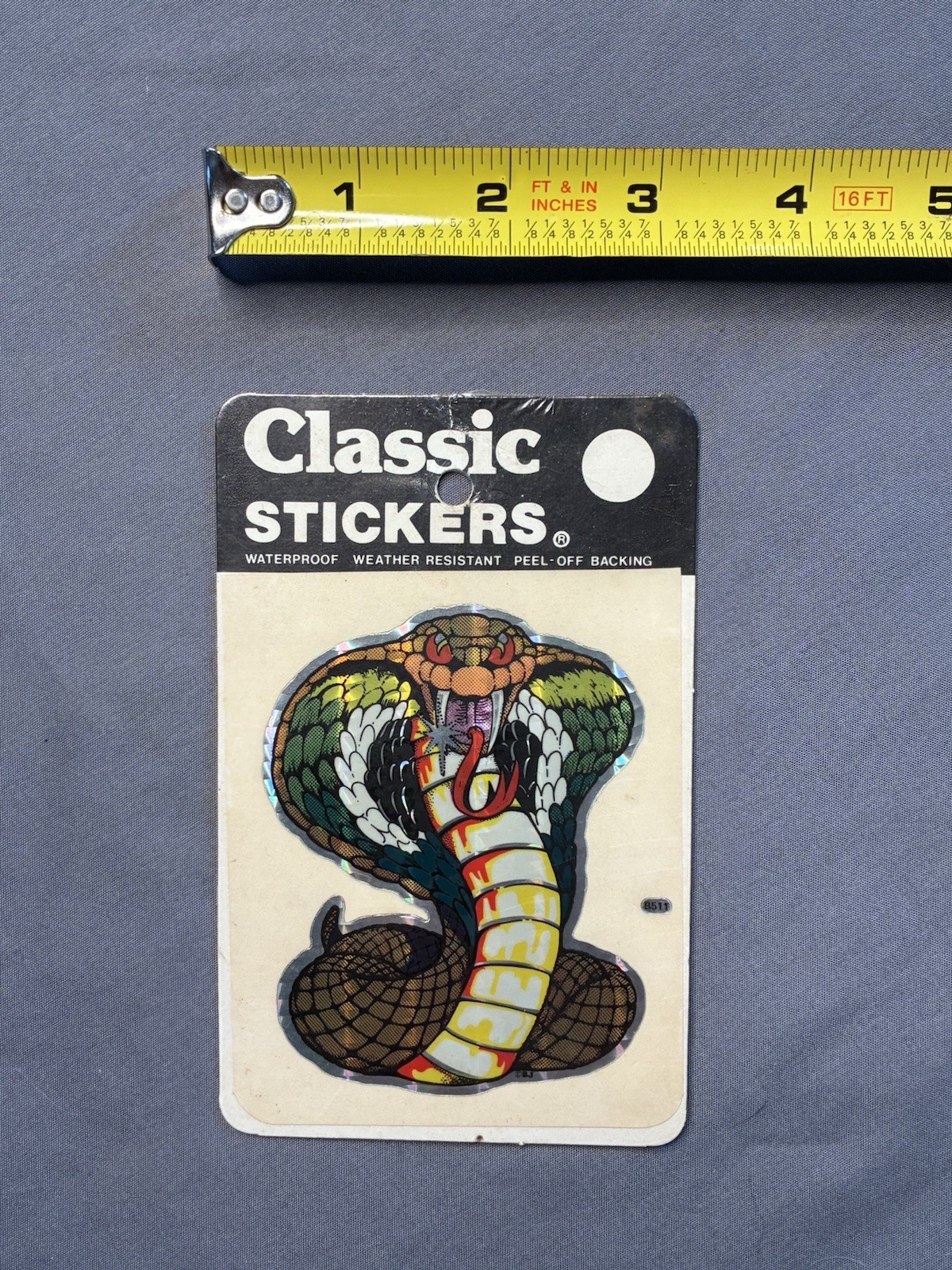 1980 Vintage – Classic Stickers – Prism Cobra – NEW