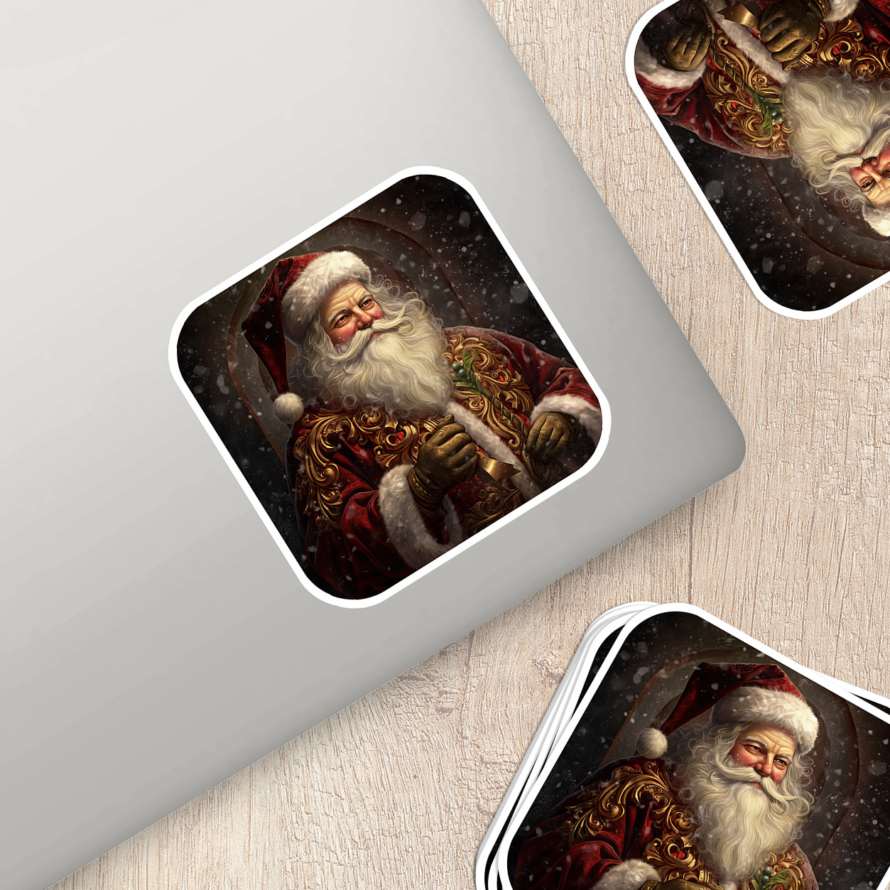 Santa Claus Vinyl Sticker – Bring the Magic of Christmas Anywhere