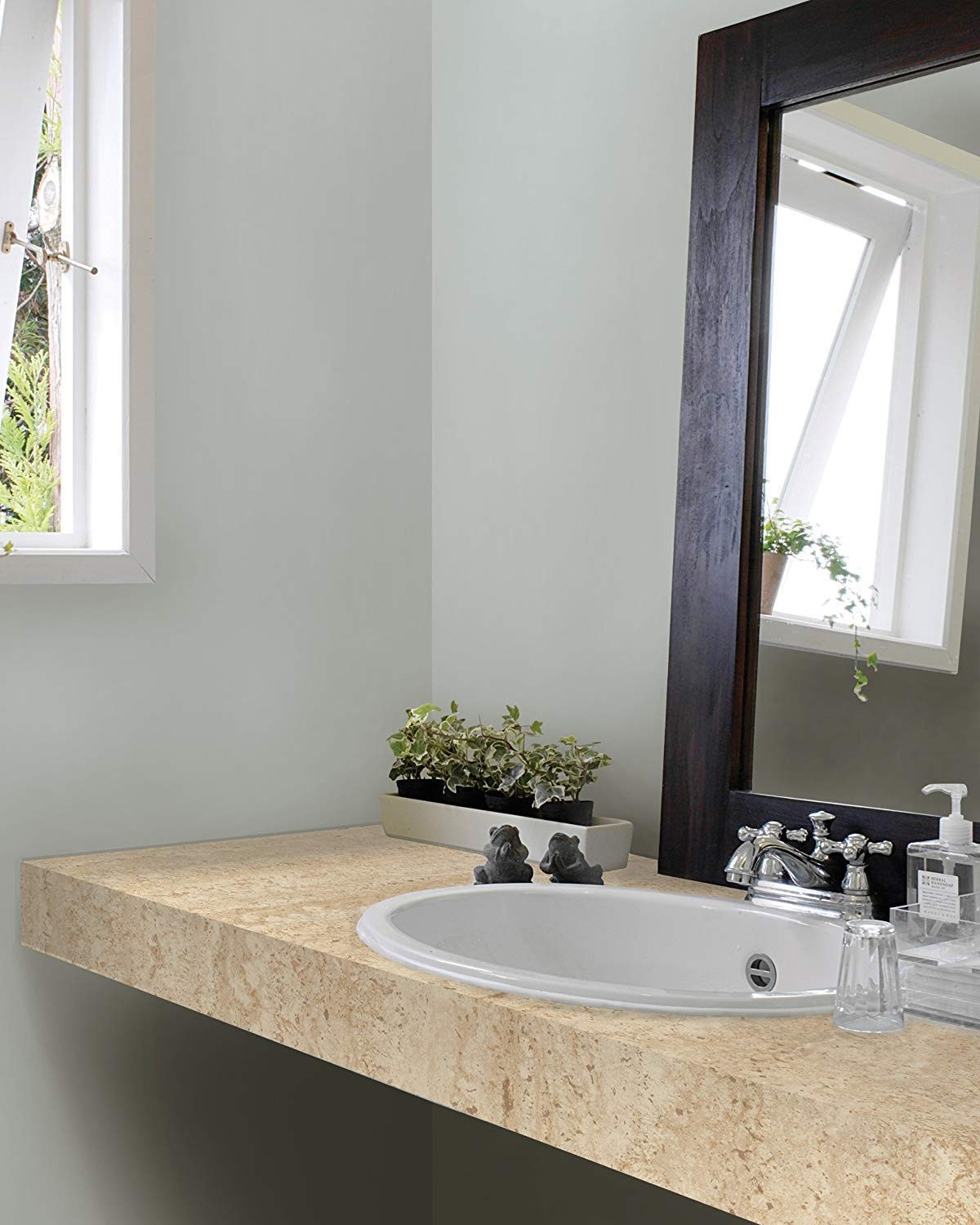 d-c-fix 346-0099-3PKA Decorative SelfAdhesive Film, Beige Marble, 17" x 78" R…