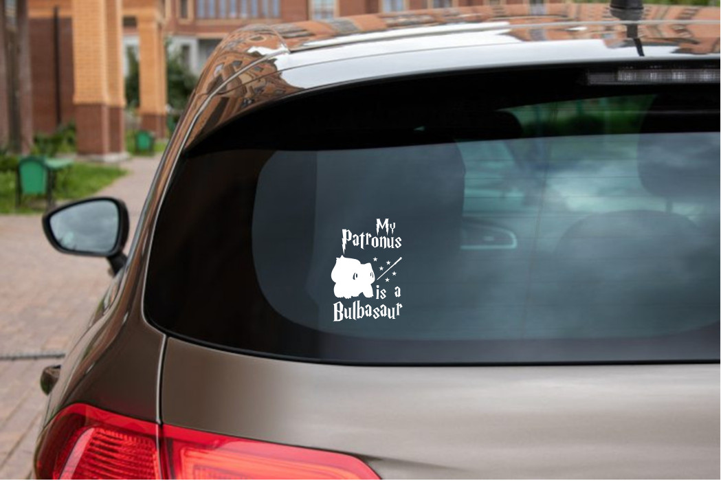 Magical Bulbasaur Patronus Sticker Decal for Pokémon Fans – 6616P