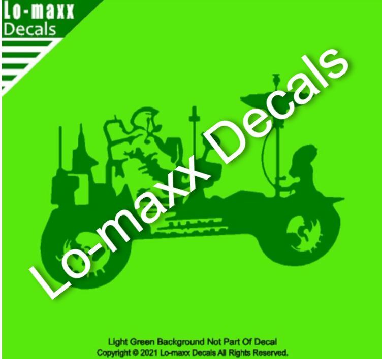 Apollo 15 Lunar Rover Vehicle Graphic Art Original Design Die Cut Vinyl Decal