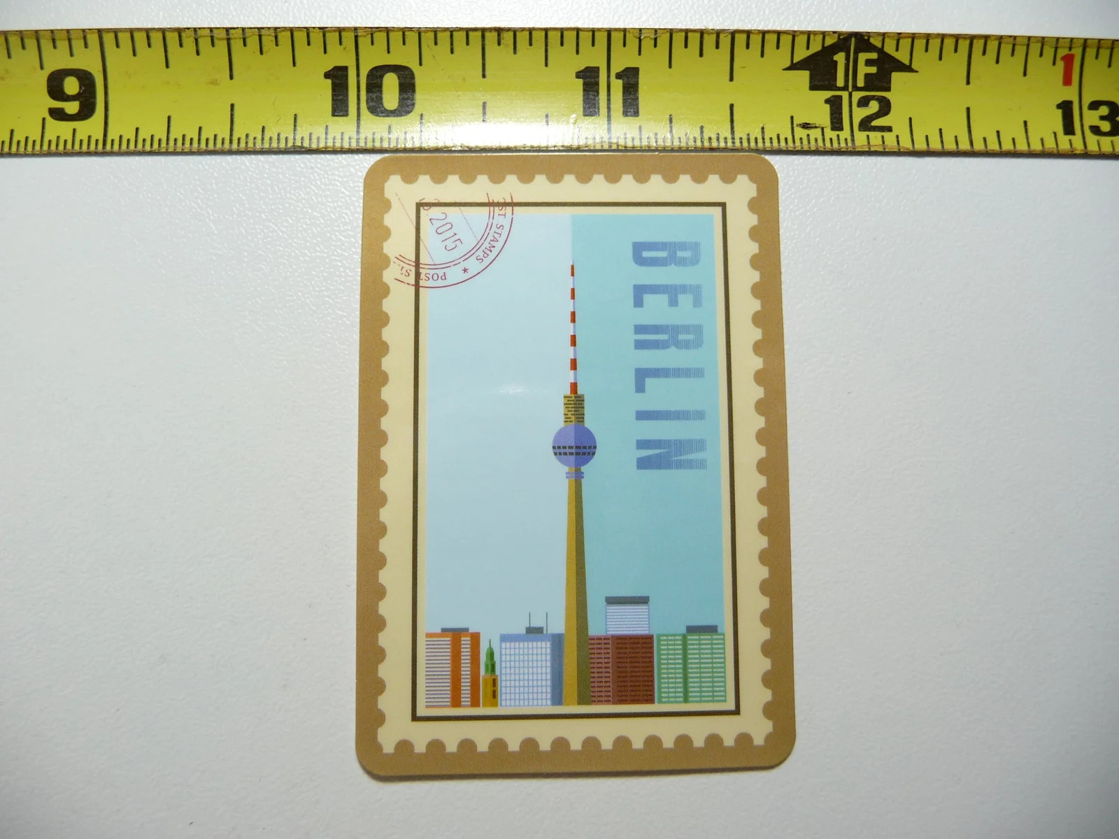 TV TOWER ON ALEXANDERPLATZ BERLIN GERMANY SMALL STICKER DECAL WORLD TRAVEL SITES