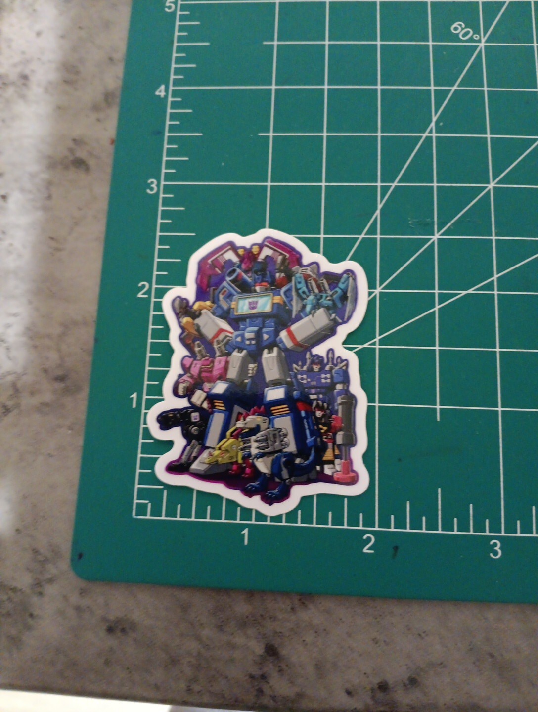 TRANSFORMERS STICKER X SOUNDWAVE