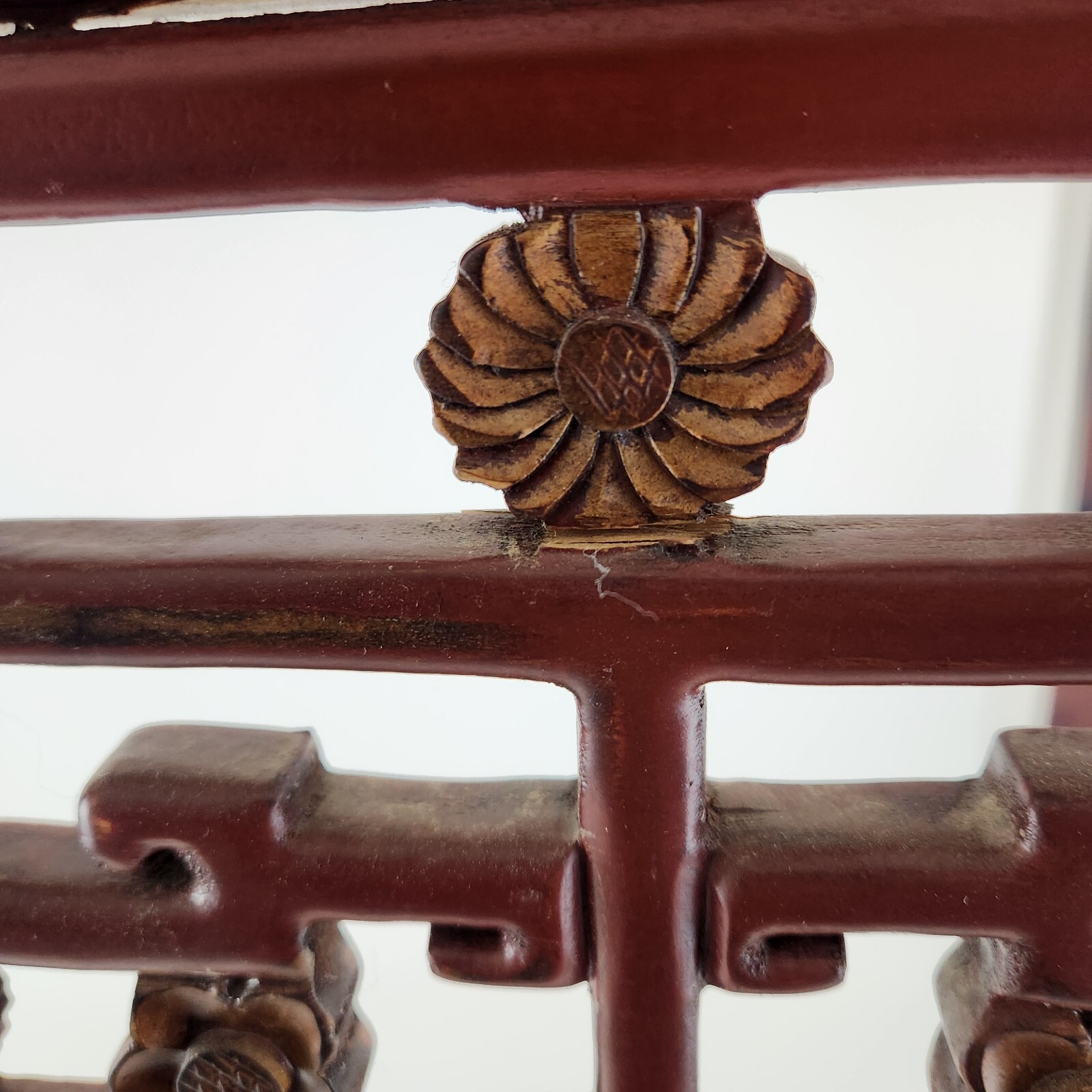 Vintage Chinese Hand Carved Wall Decor