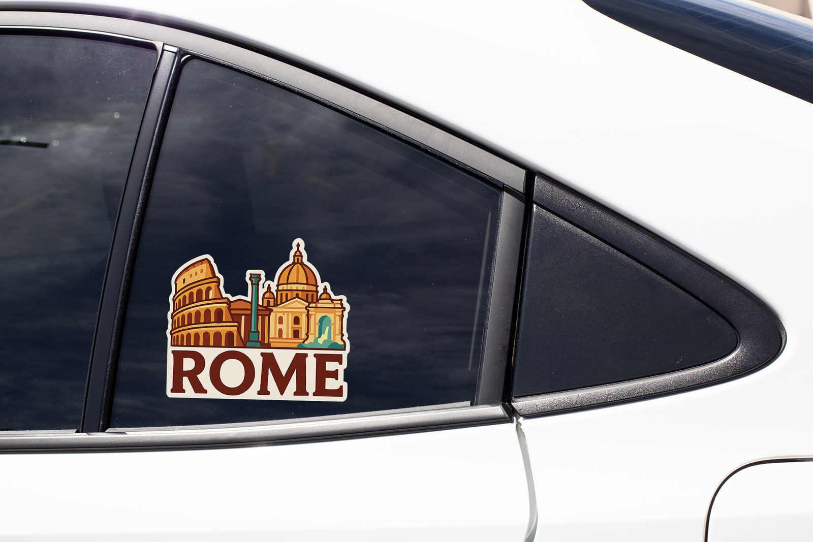 Rome Sticker Decal Vinyl Die-Cut City Skyline Landmark Design