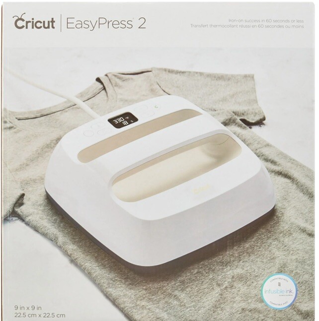 Cricut Easy Press 2 – Heat Press Machine 9"x 9" – Daybreak 2007816