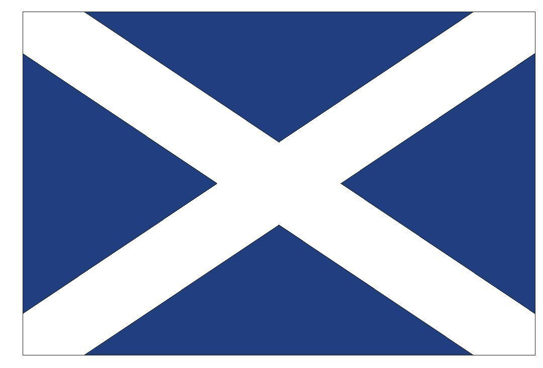 Scotland International Flag Sticker Decal F448