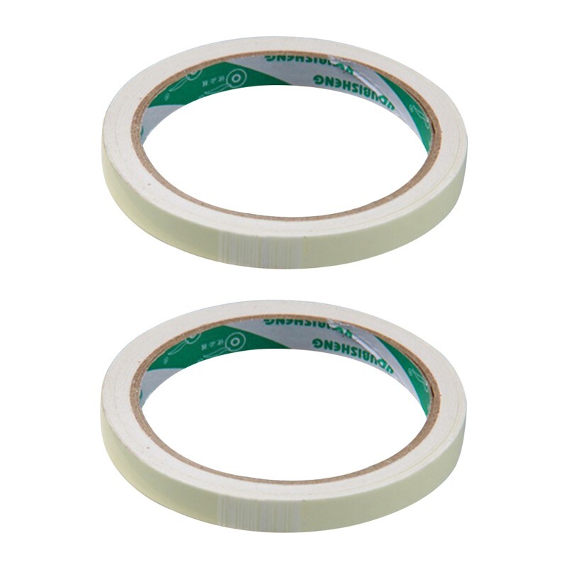 2PC Luminous Tape Self Adhesive Glow In The Dark Wall Sticker Fluorescent Light