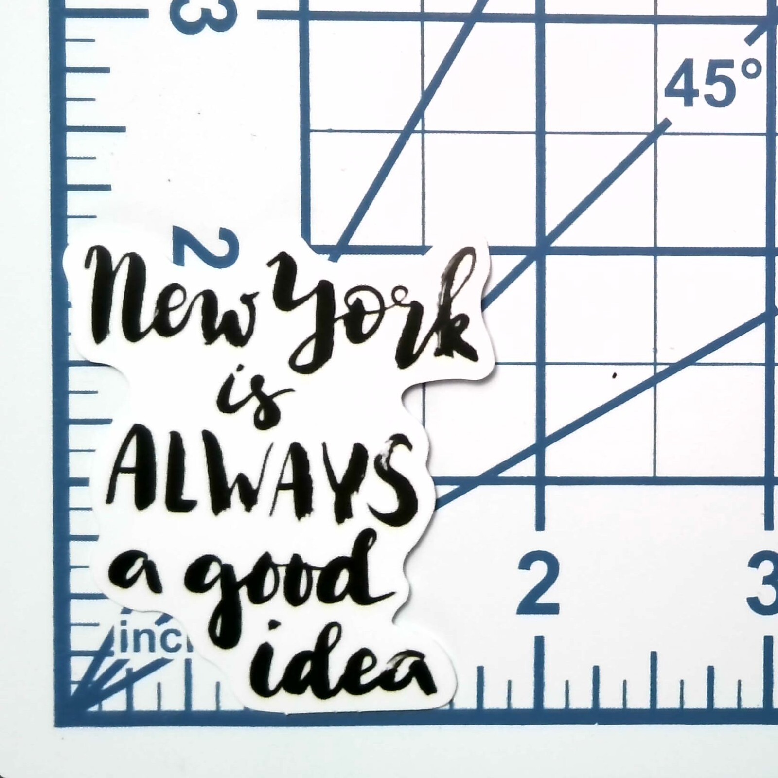 New York Is Always A Good Idea Vinyl Sticker Die Cut NYC Souvenir Decal Journal
