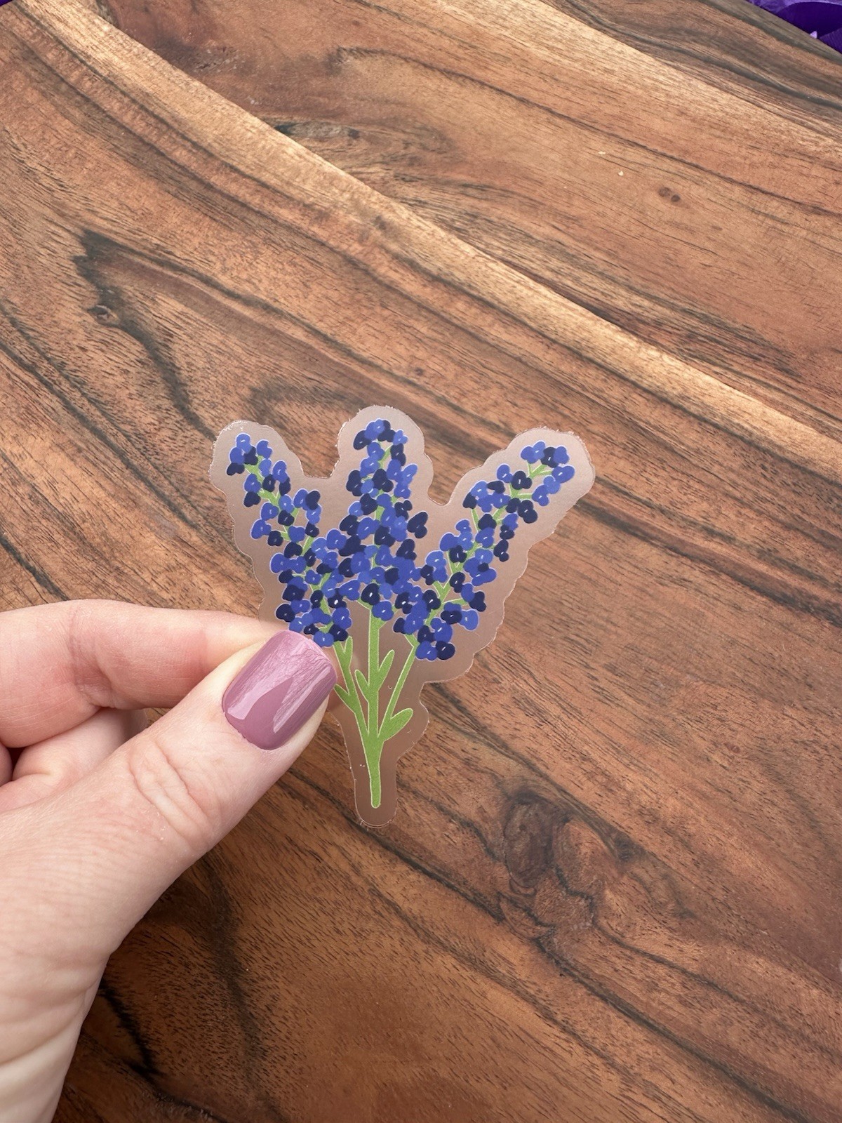 Bluebonnet Vinyl Sticker