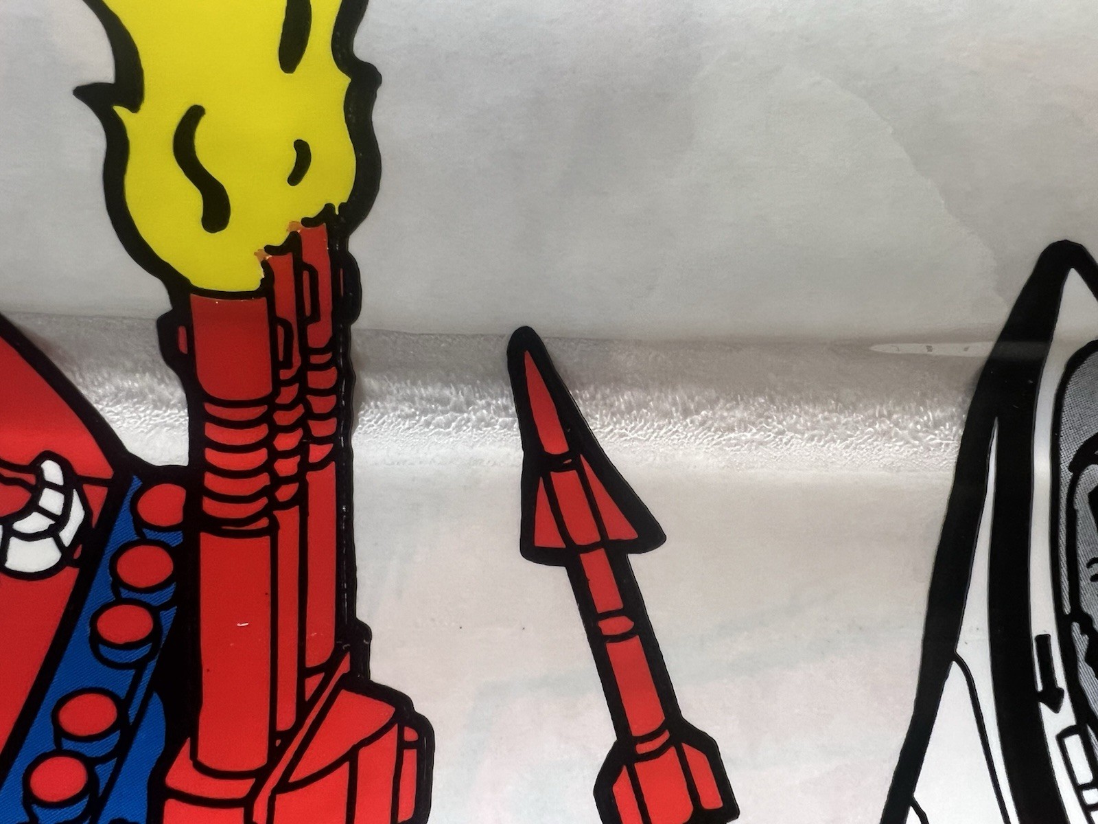 GI JOE 1990 VINTAGE PRISS PRINTS 30 PC BOX SET ROOM REUSABLE DECORATIONS STICKER