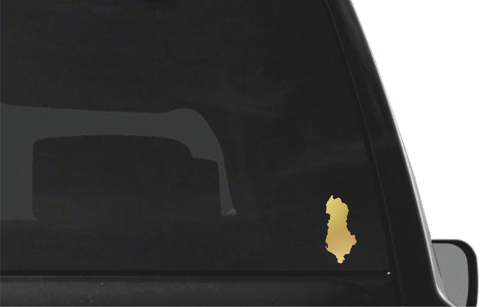 Albania country outline Vinyl Decal Car Window Laptop Sticker