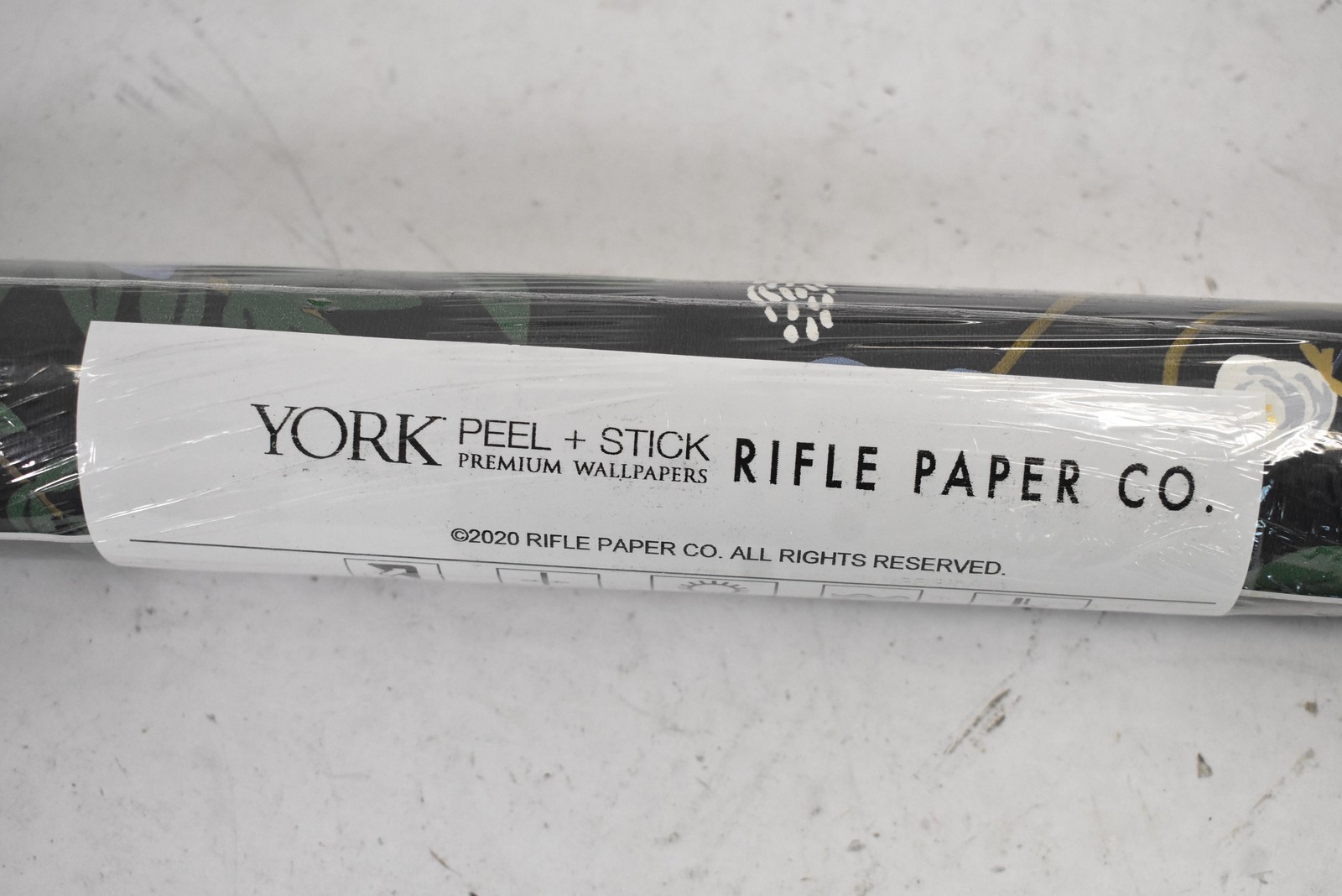 Rifle Paper Co. Peel & Stick Contact Paper Wallpaper Black 27in X 20ft Large