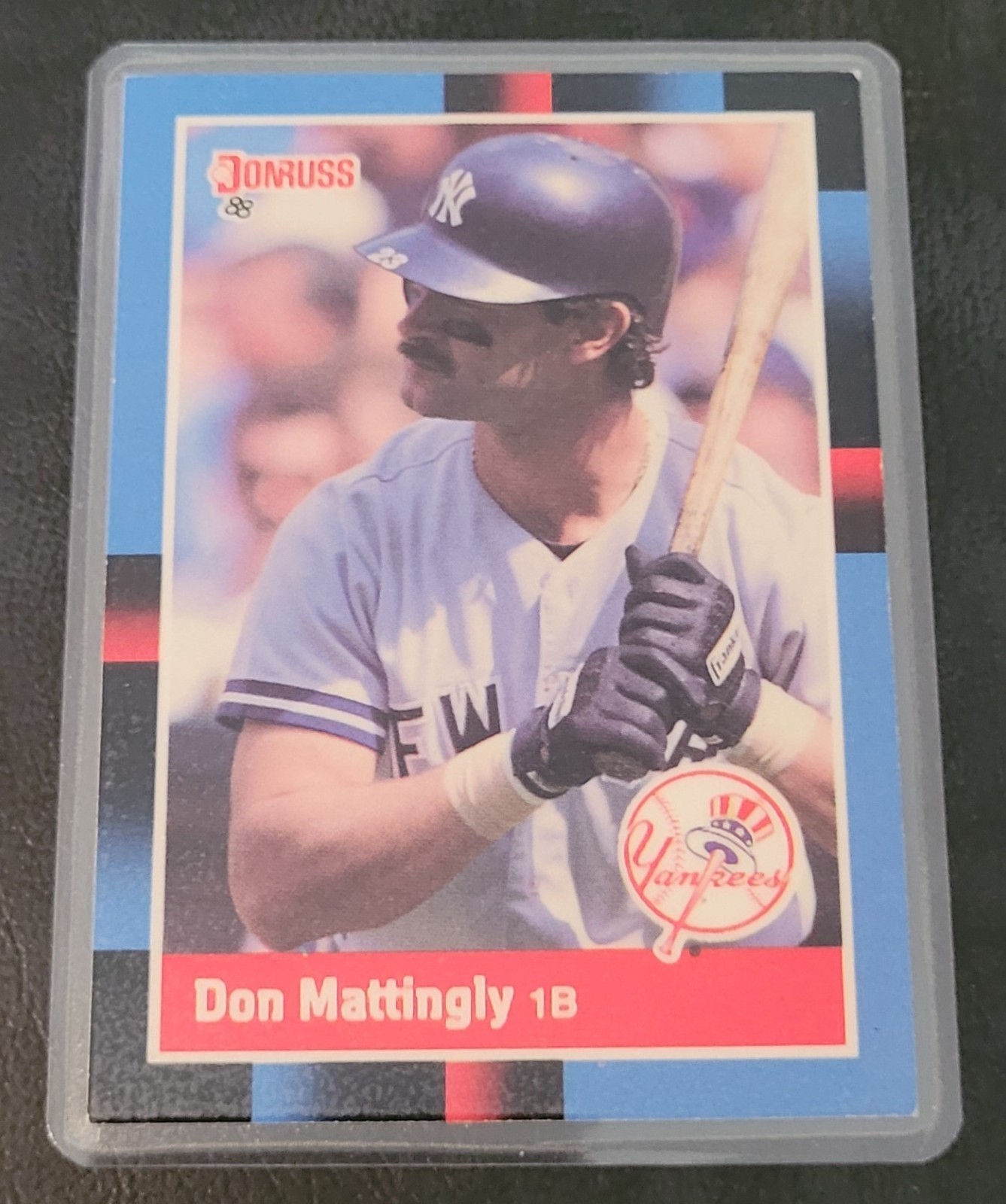 Don Mattingly Baseball Card HOF Fridge/Locker/Cabinet Laminated Magnet YANKEES