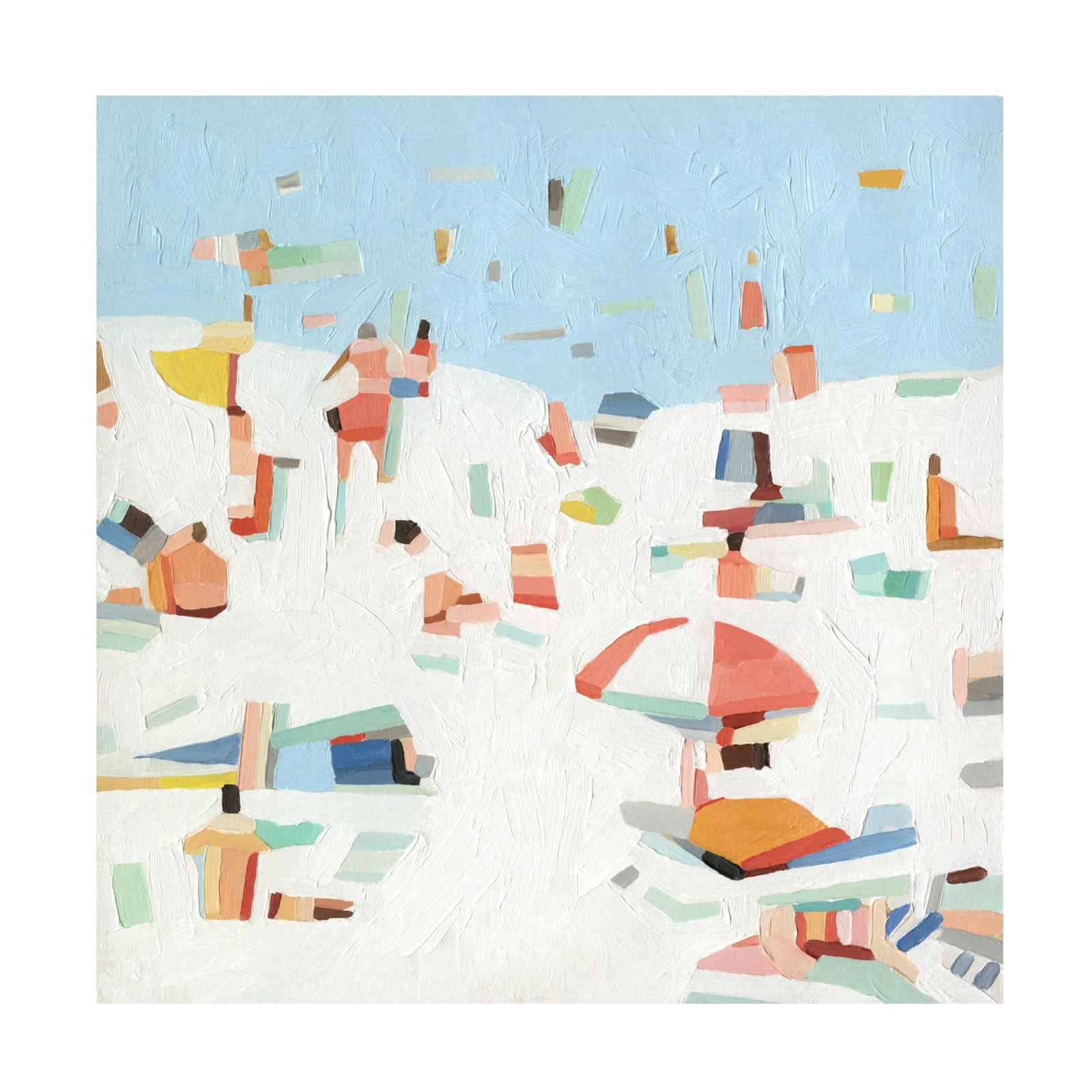 Wrapped Canvas Wall Art – Emma Scarvey 'Summer Confetti III' Wall Art for Liv…
