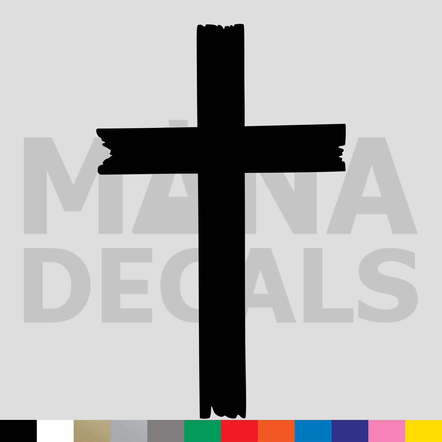 Cross Wood Vinyl Die Cut Decal Sticker – Jesus Christ Christian Religious God
