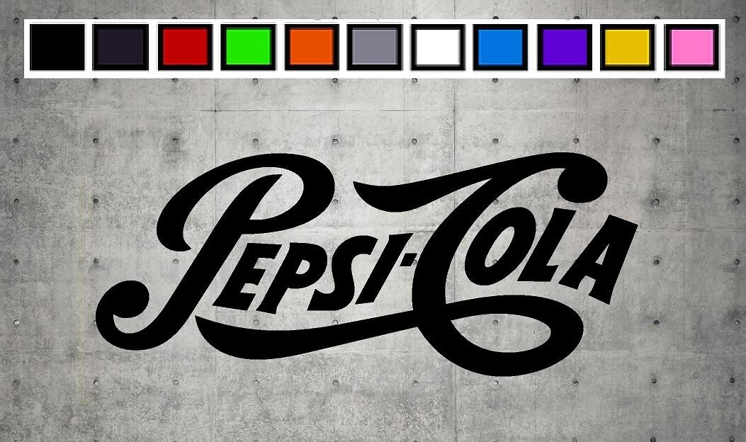 Pepsi Cola LOGO Vinyl Decal Sticker Emblem Car Truck Window 4" 6" 8"