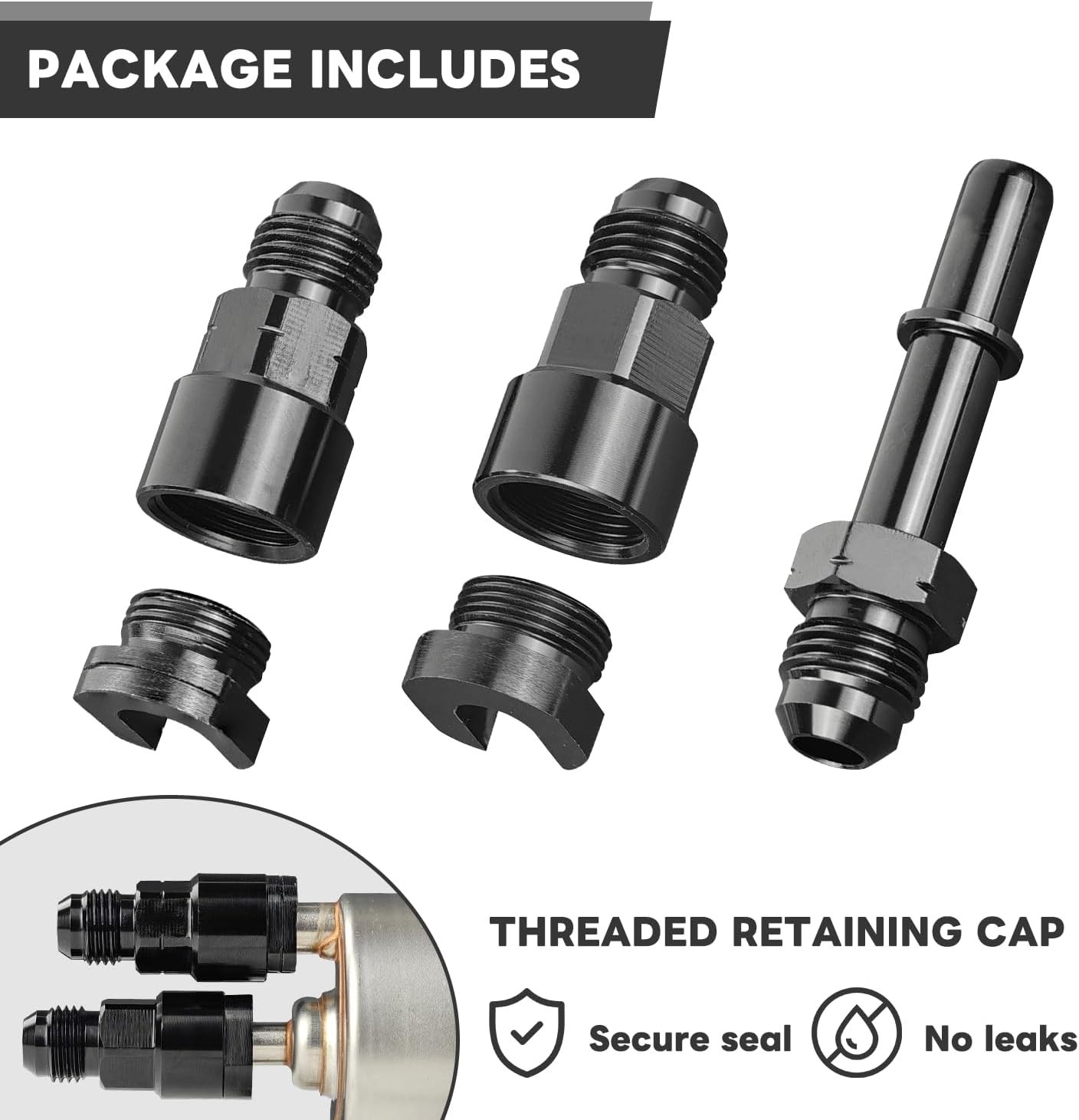 58 PSI fit Fuel Filter Regulator Kit for LS Swap EFI Conversion Corvette C5 5.3