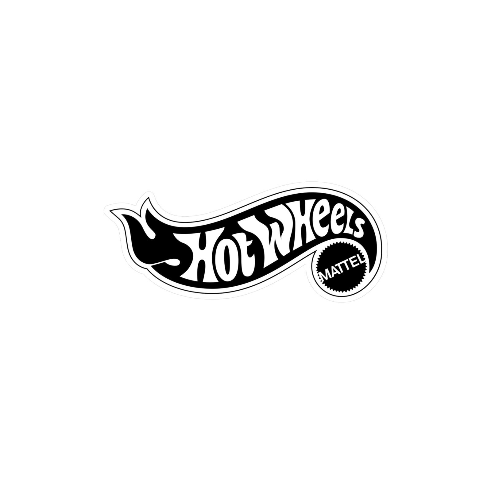 Hot Wheels Mattel Logo, Cars, Decal Sticker
