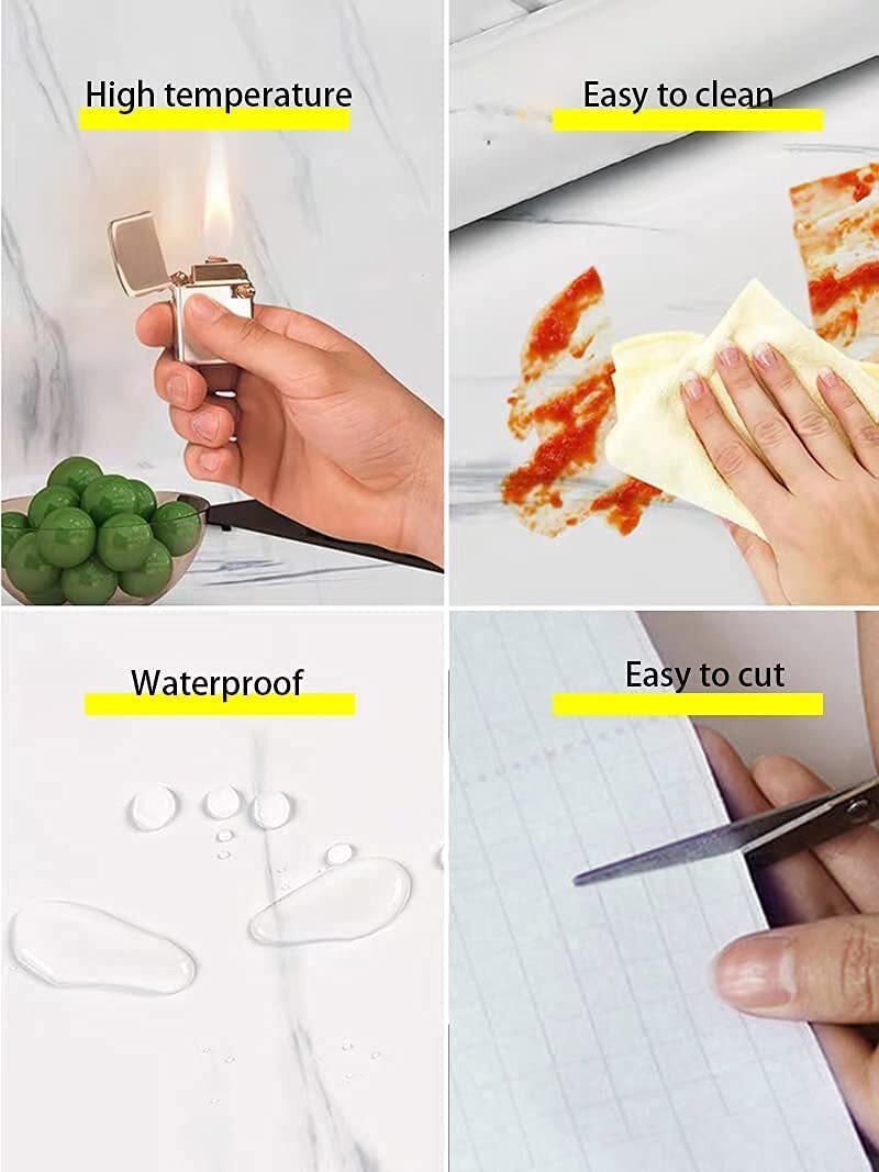 Contact Paper for Countertops Desk Cover Table Top Wallpaper Self Adhesive