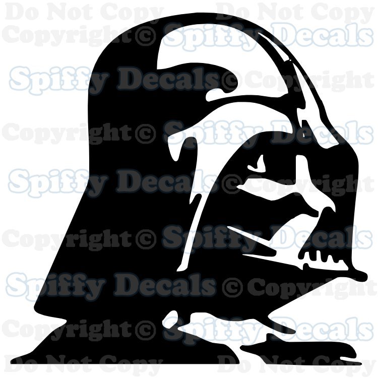 DARTH VADER HELMET STAR WARS YODA Anakin Vinyl Wall Decal Decor Art Sticker