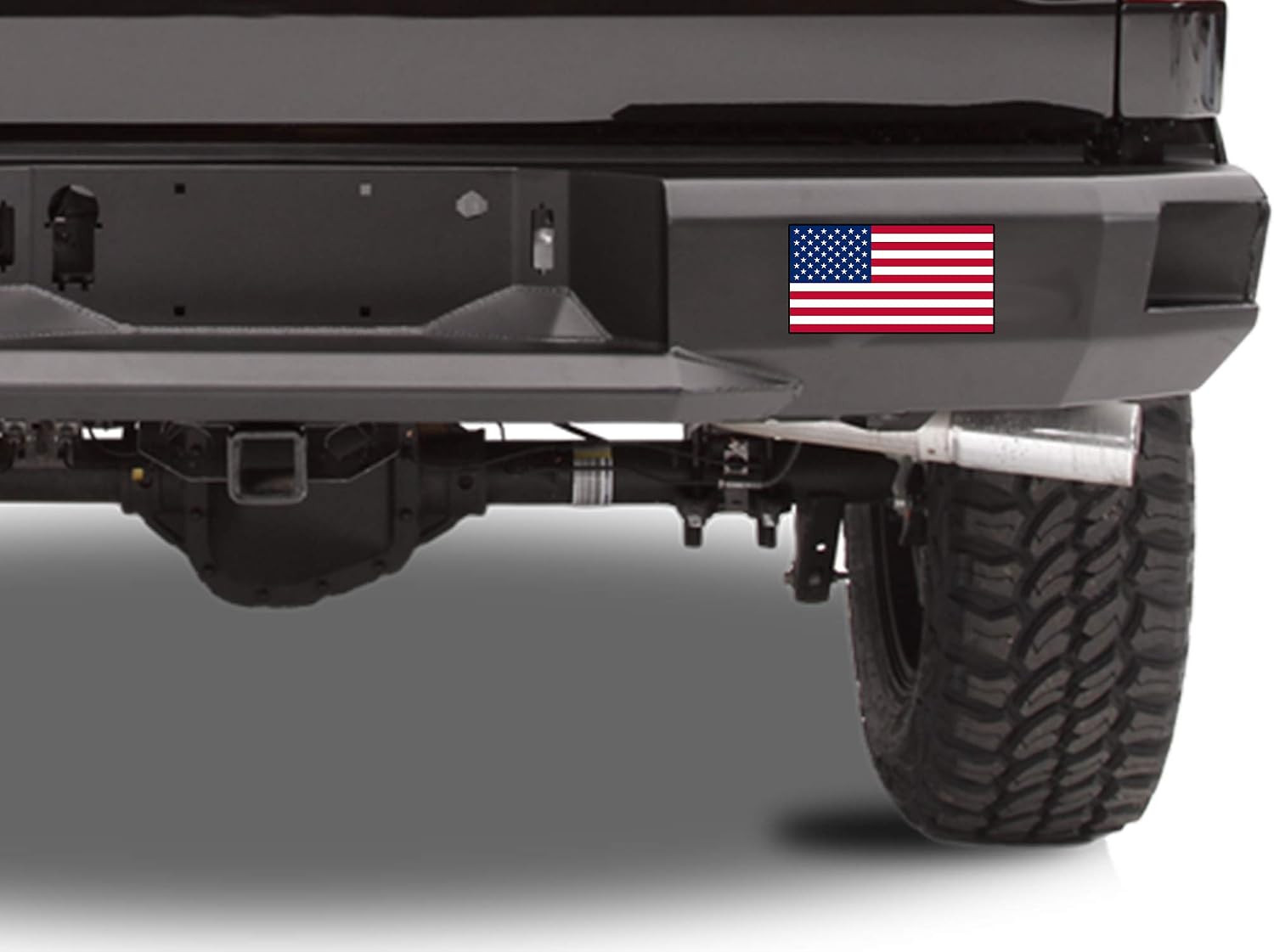 4 Pack USA American Flag Decal Bumper Sticker 5"X3"