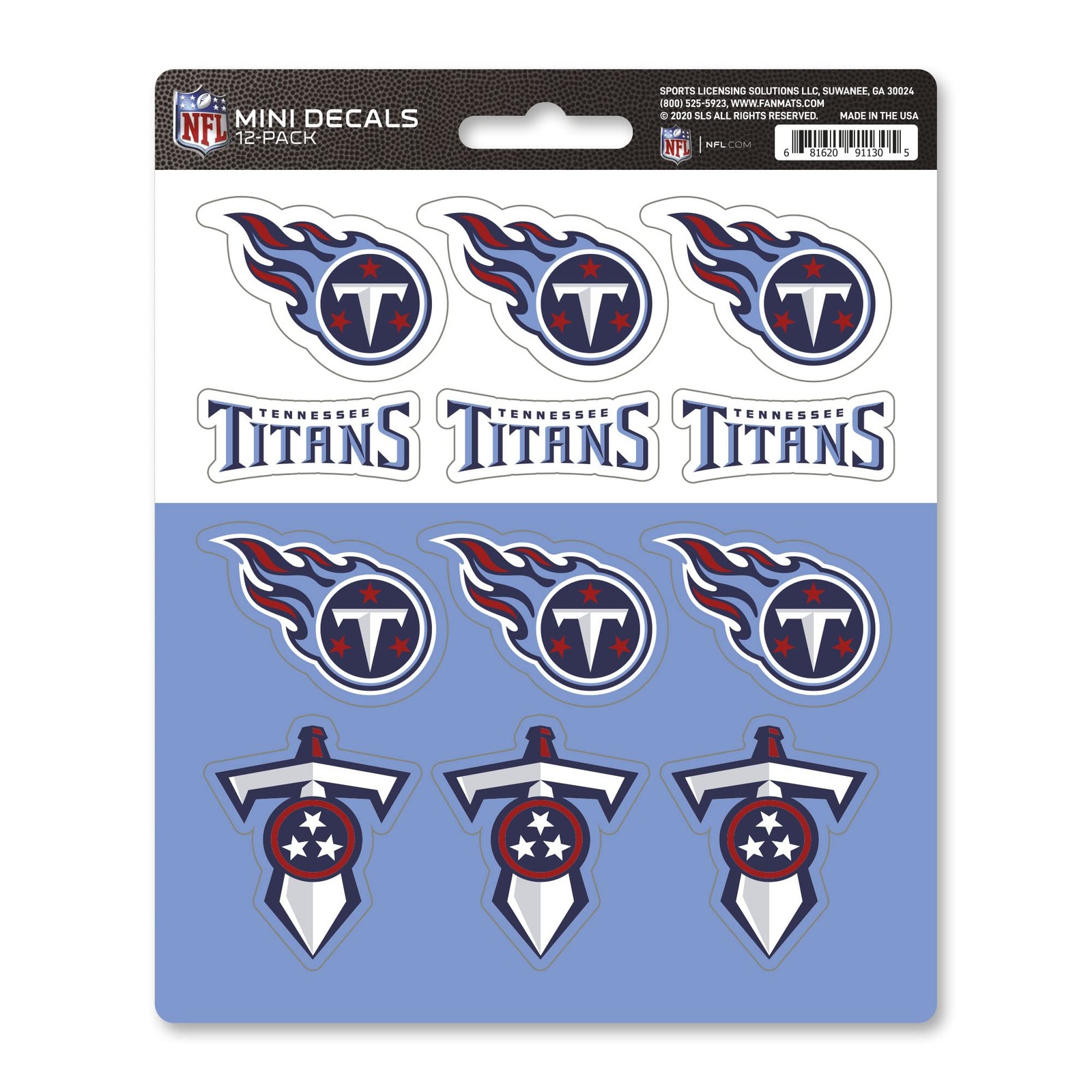 Team Colors Mini Decals Set Of 12 Durable Vinyl Stickers For Cars Laptops