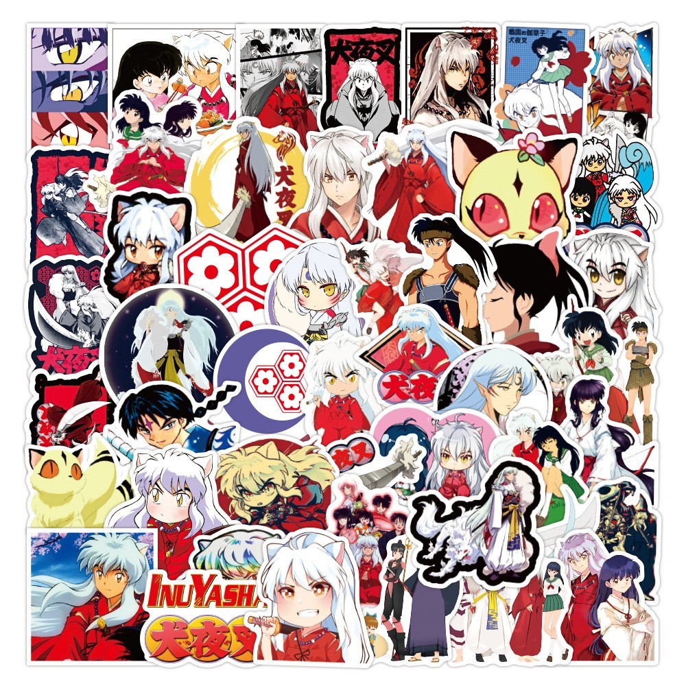 Inuyasha Anime Manga Stickers Random 10/25/50 Pcs