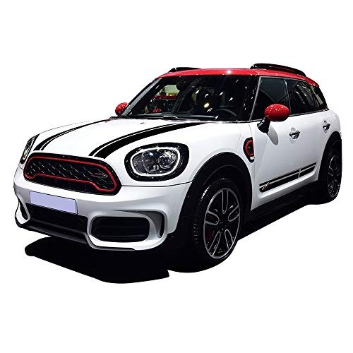 Hood Bonnet Side Skirt Racing Stripes Graphics Sticker Trunk Rear Decal