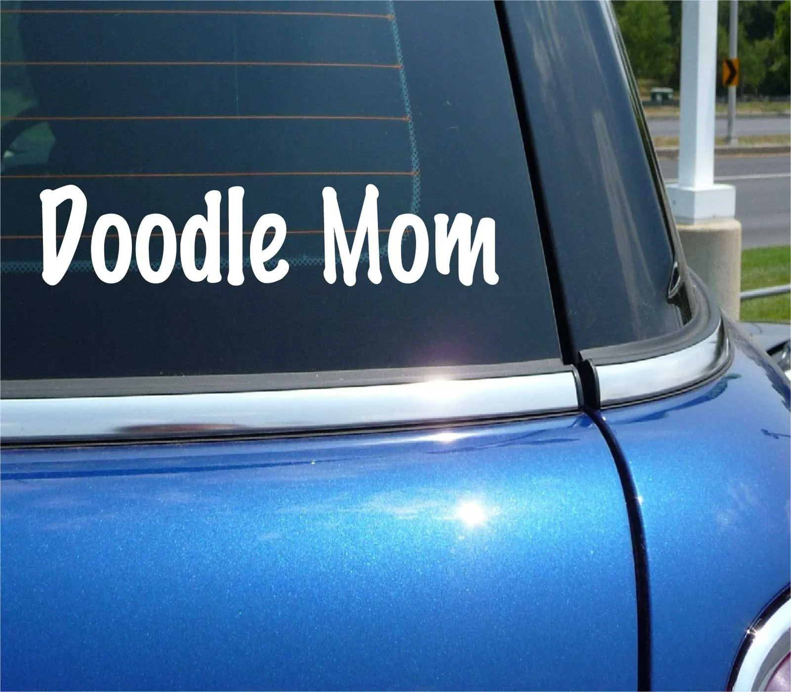 DOODLE MOM GOLDENDOODLE LABRADOODLE DOG PET FUNNY DECAL STICKER CAR