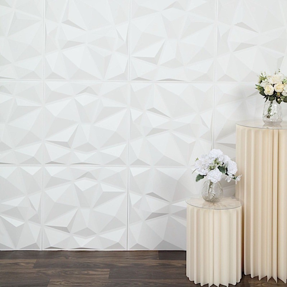 10PACK Tiles 3D Wall Panels PVC Tiles Textured Bricks DIY Wallpaper 11.8*11.8"
