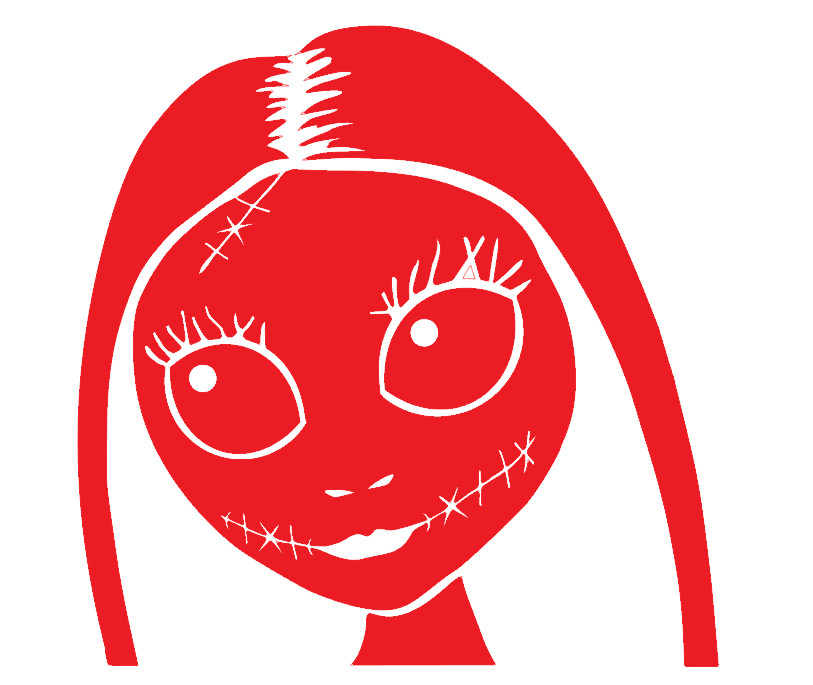 SALLY SKELLINGTON, NIGHTMARE JACK Decal Sticker for Car, Window, Laptop, Tumbler