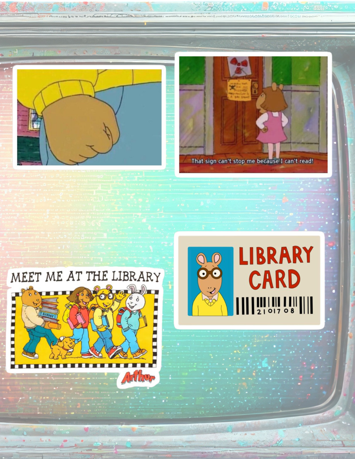 Arthur PBS 4pc Stickers Pack
