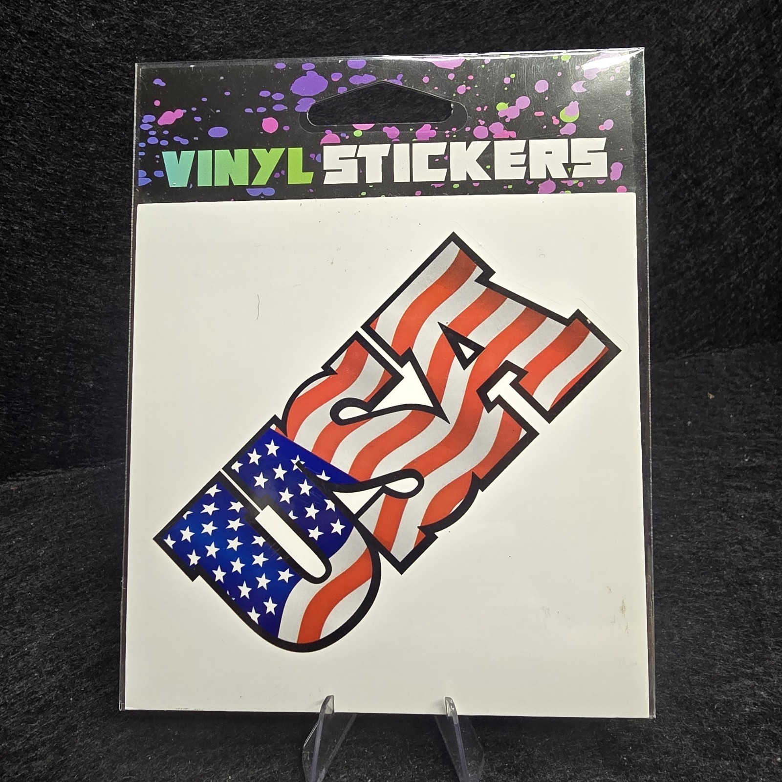 USA Vinyl Sticker – 4.25in x 4.25in