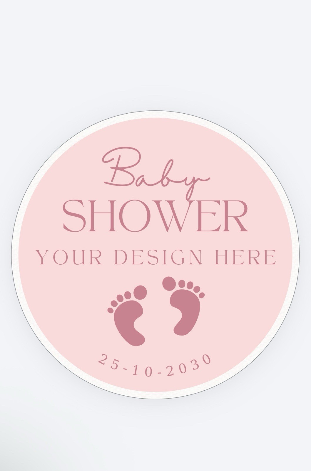 Custom Photo Holographic Stickers for QR Codes Labels and Tags 75 sticker roll