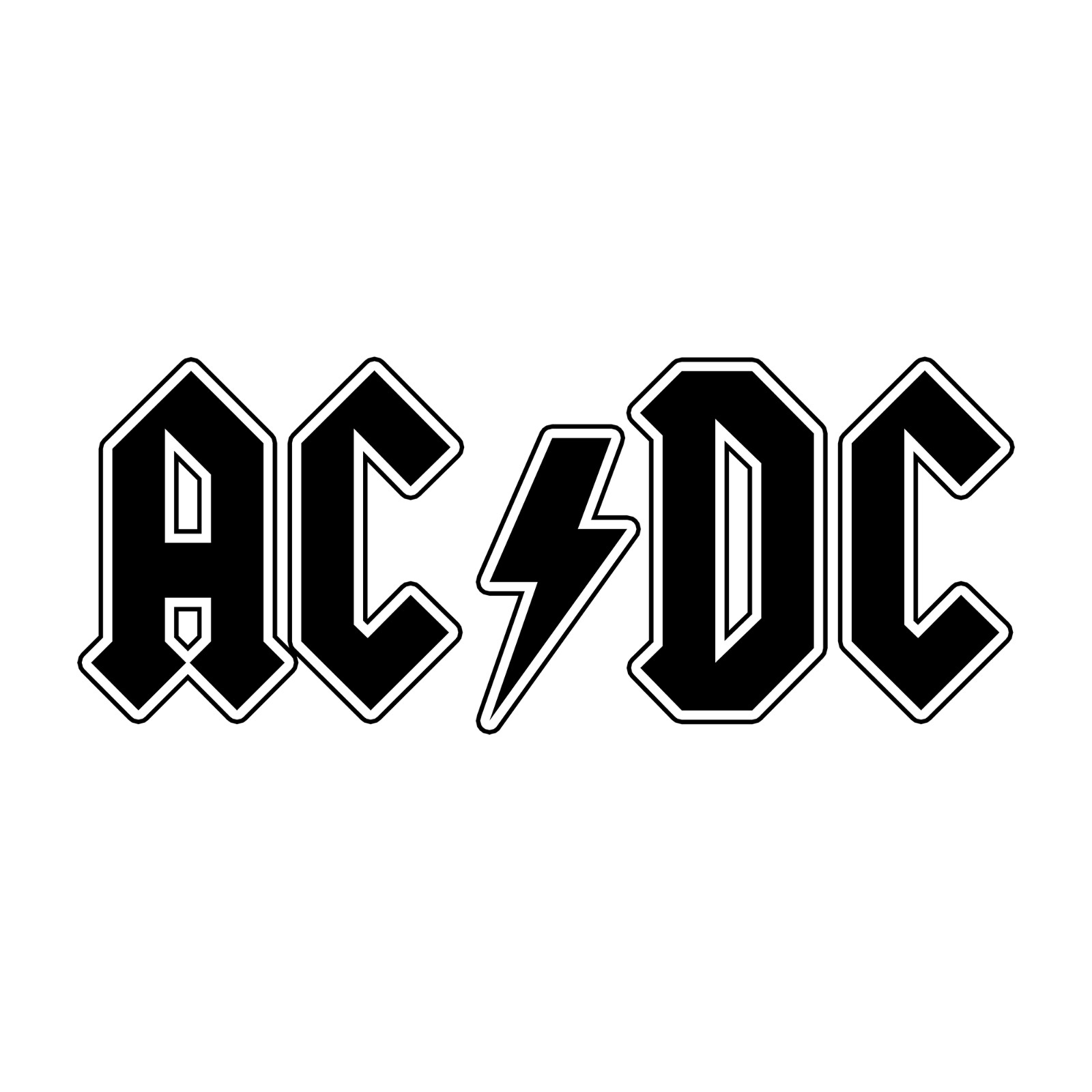 6" AC/DC Music Vinyl Decal Sticker