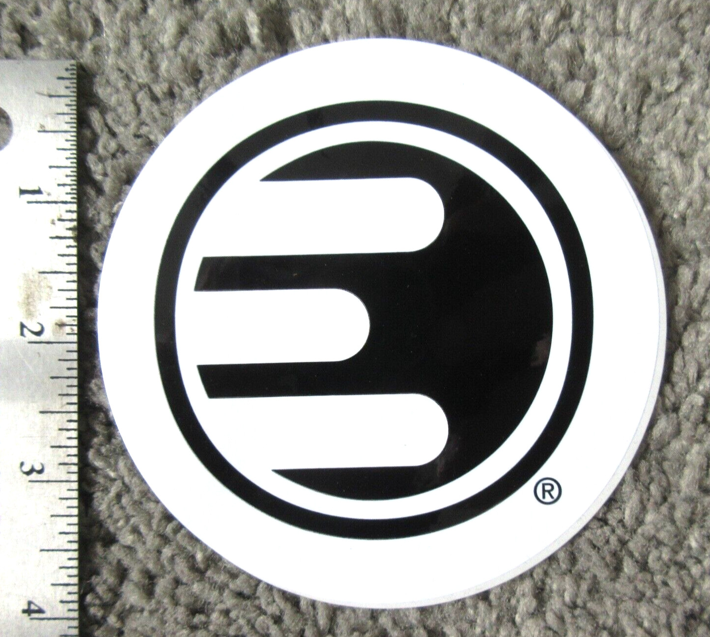 1 VTG 6" 2000s Y2K ETNIES SKATER SHOES LOGO WINDOW STICKER