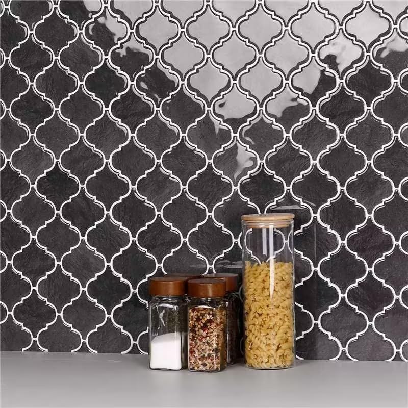 Arabesque Peel and Stick Backsplash for Kitchen, Thicker Design 3D Self Adhes…