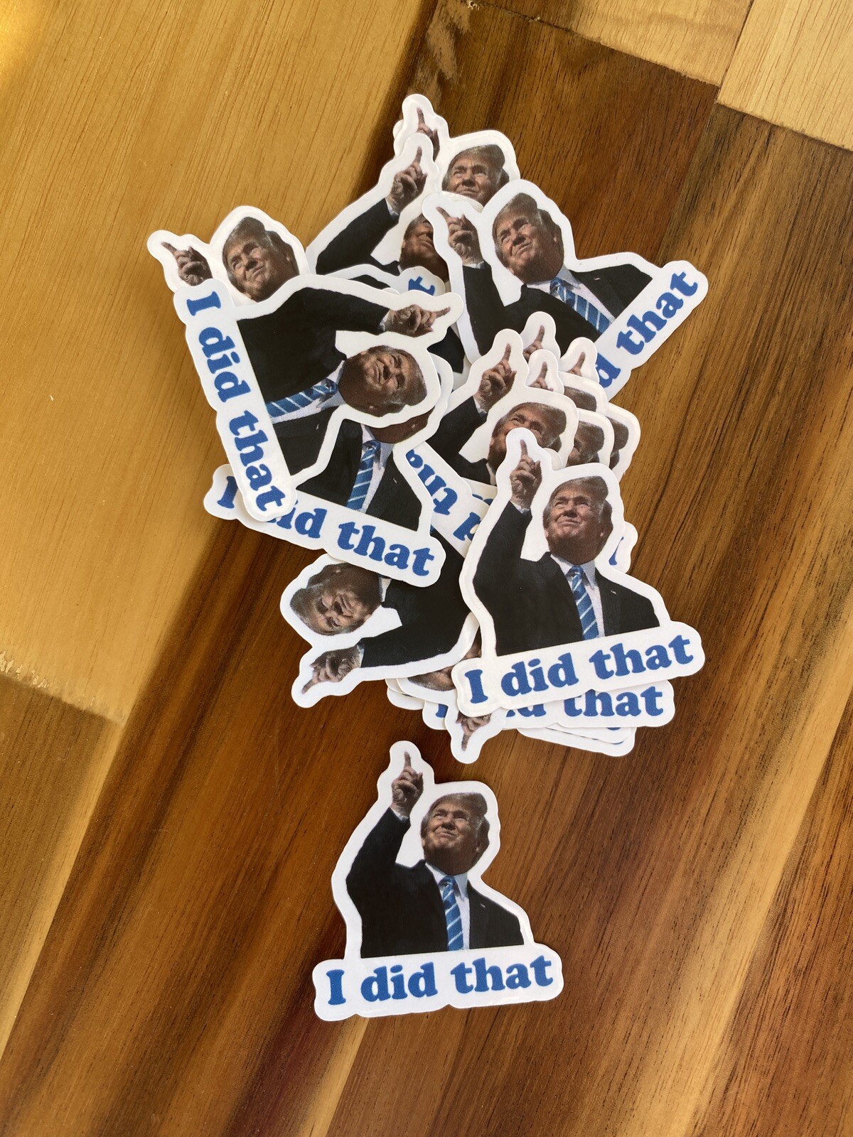 50 Donald Trump I DID THAT Stickers Gas Prices Pump Station Trump Sticker