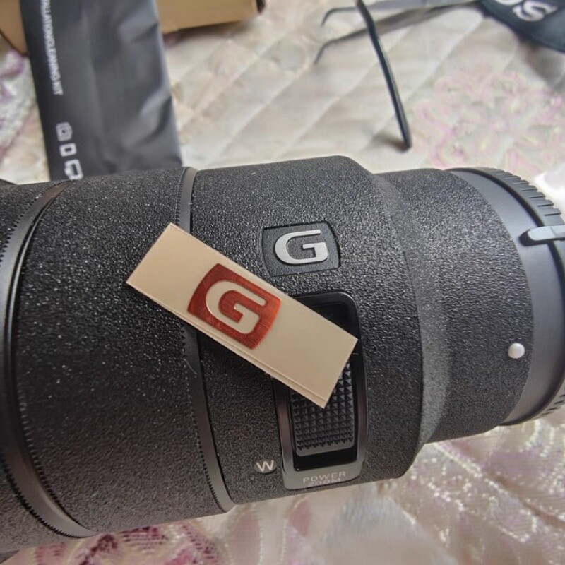 For SONY Black G to Red GM Master lens label accessory G Master Metal label