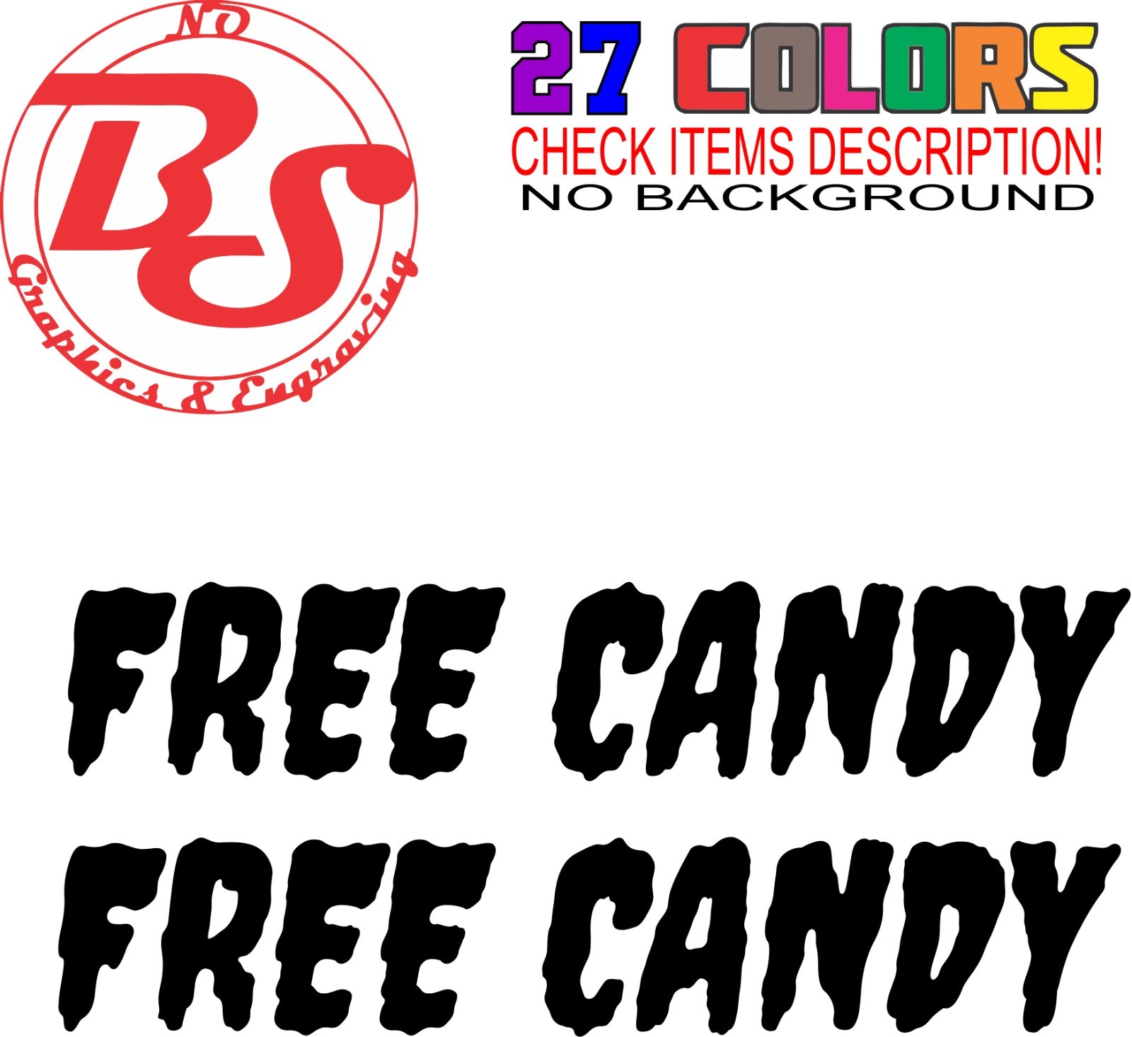 Free Candy Vinyl Decals Offensive Funny Rude Creeper Van Creep Meme JDM Car noBS