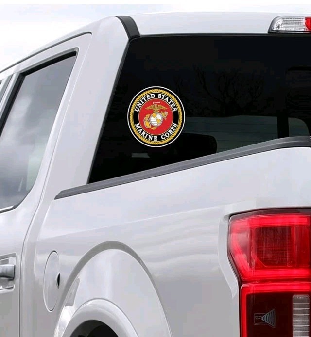 4" U.S. Marine Corps Car Decal/Sticker