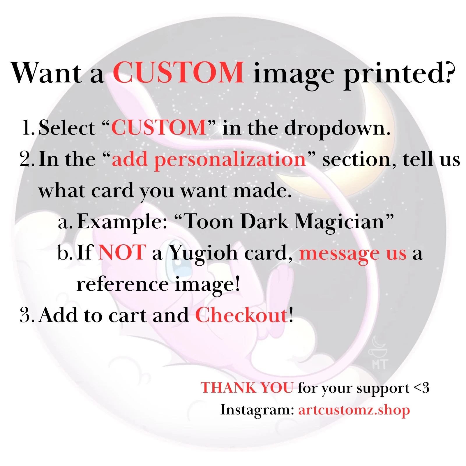 Custom Glossy Yugioh Card Stickers/Credit-Debit Card/High Quality Print