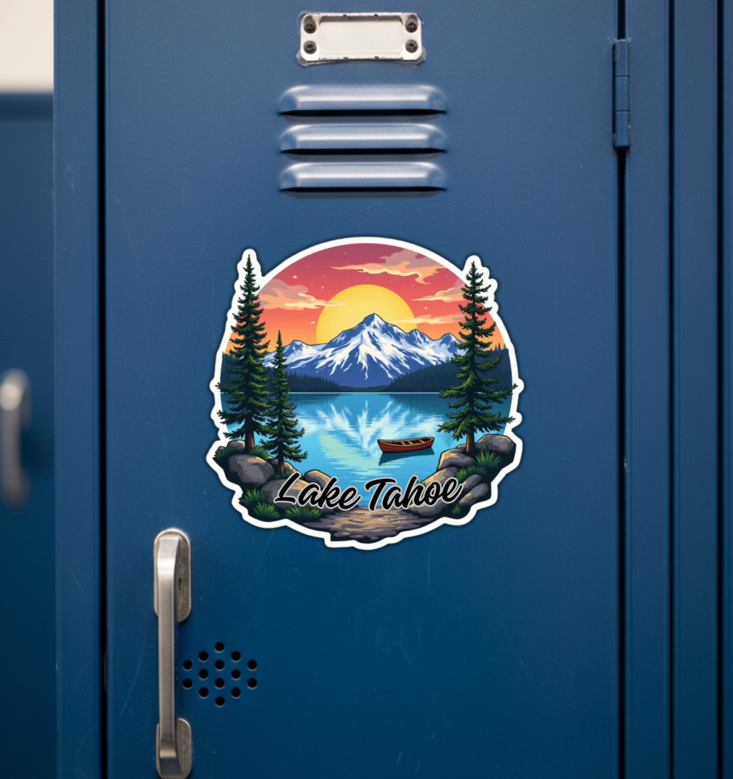 Lake Tahoe Fridge Magnet or Laptop Sticker