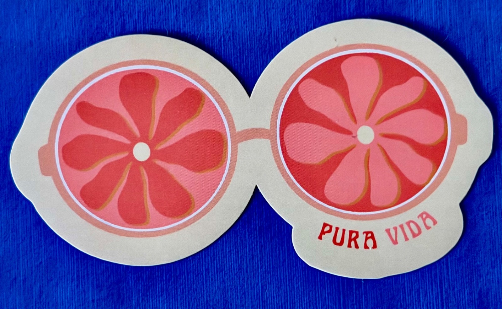 Pura Vida Sticker Sunglasses with Flowers Logo NEW out of pack