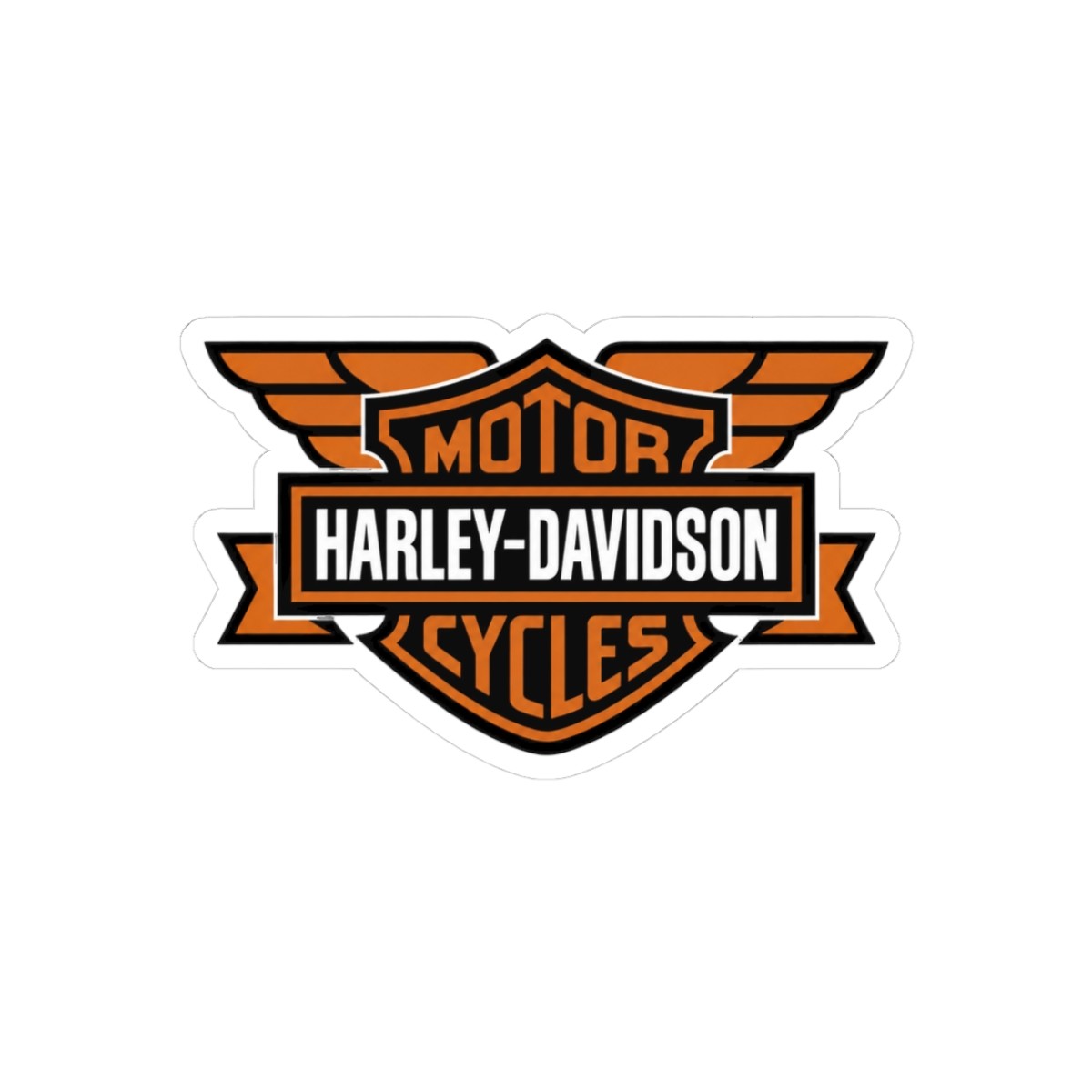 Harley Davidson Motorcycles Bold Sticker | Iconic Biker Vinyl Decal