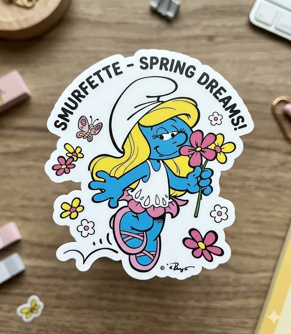 Smurfs Stickers Decal Phone Laptop PICK ONE